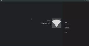 Diagnostics panel monitoring the telemetry and status of a local network connection