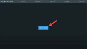 Initial setup wizard interface for adding a new server on tivimate iptv player