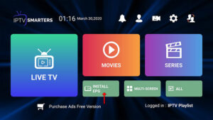 Star icon activation and favorites category folder on iptv smarters pro