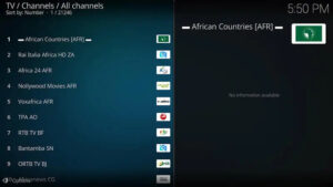 Application navigation interface highlighting specific media configuration submenus on an xbox one screen