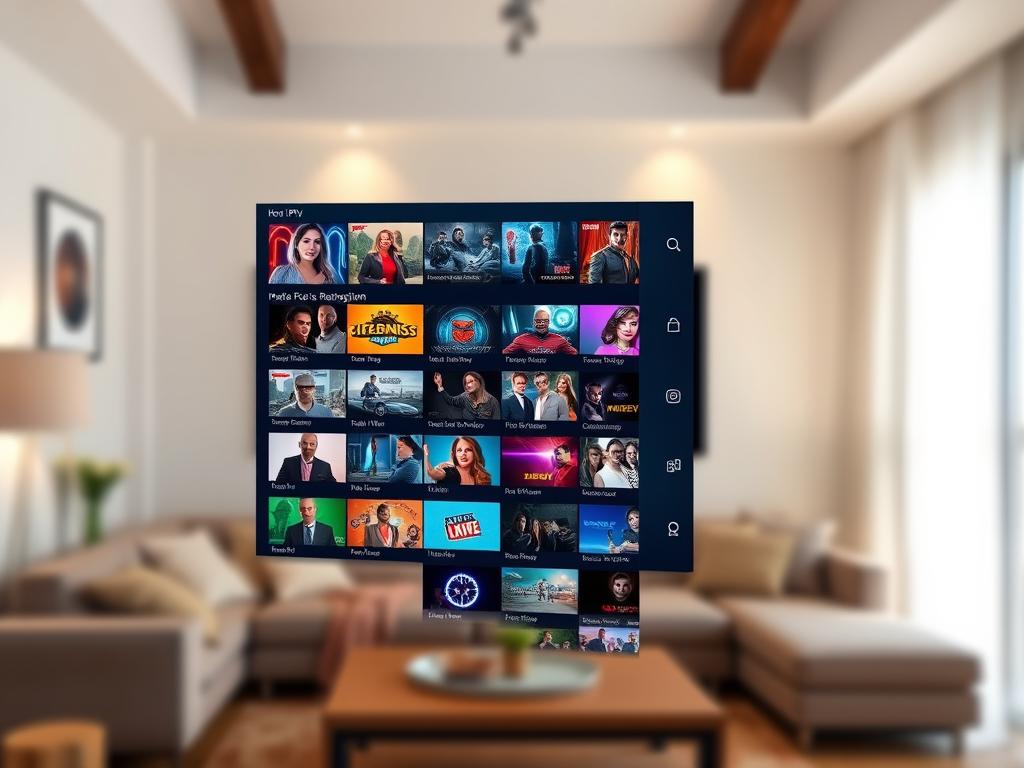 iptv app interface