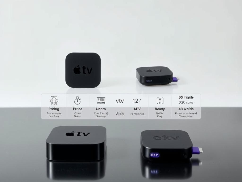 apple tv vs roku price comparison