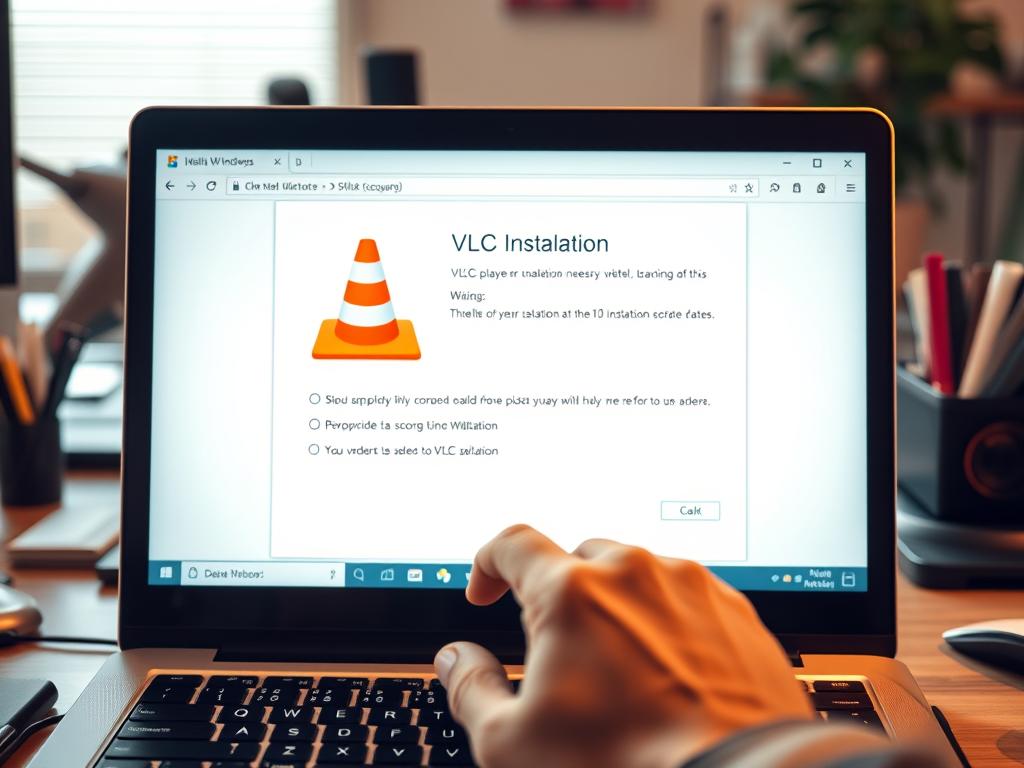 VLC player installation on Windows