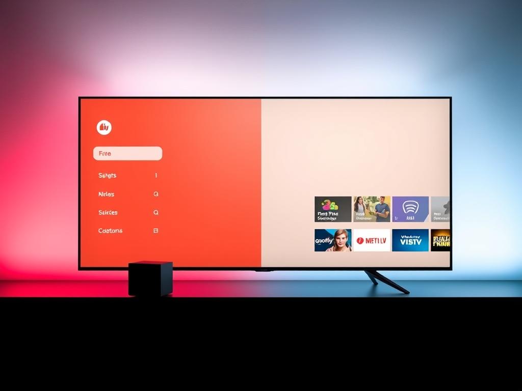 streaming device user interface comparison