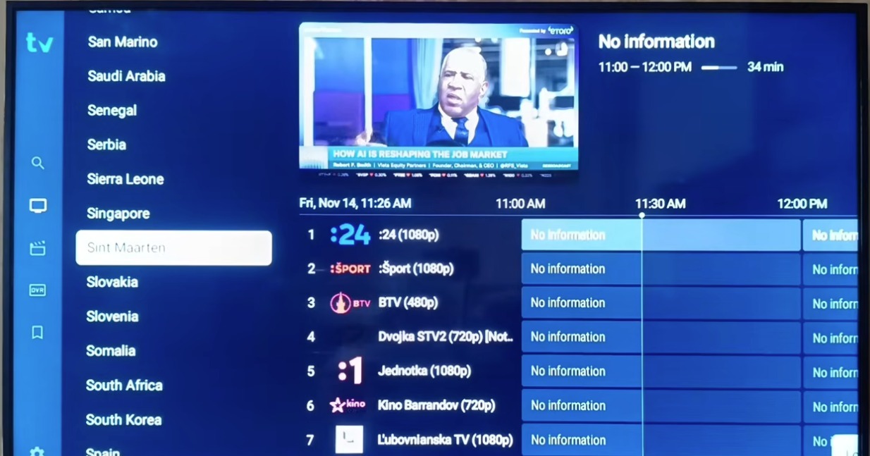 Sarah K. IPTV setup