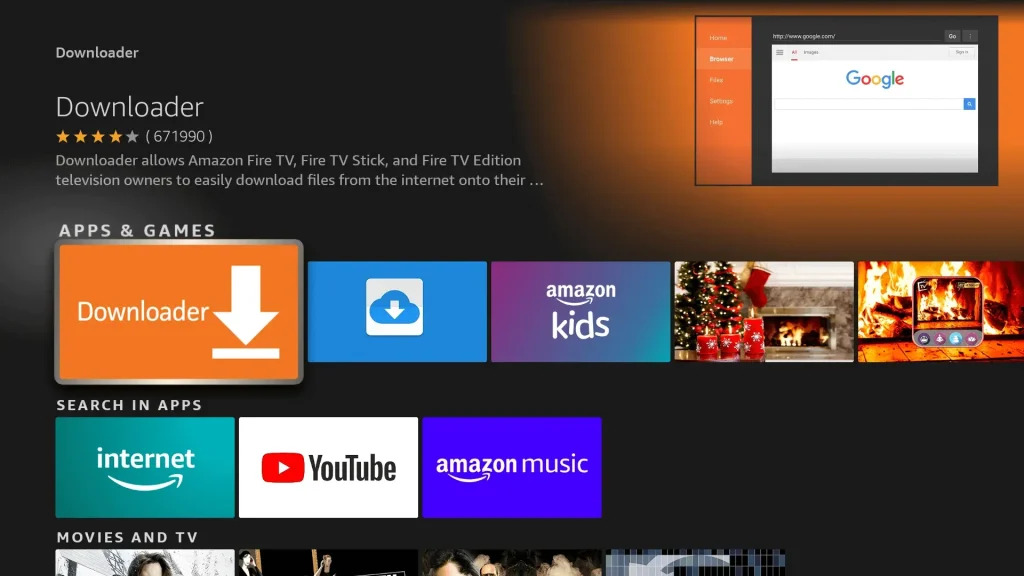 Application market screen highlighting a bright orange icon link ready for download in an iptv trends guide