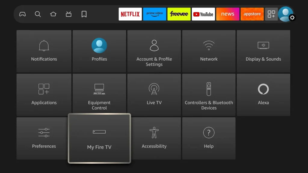 Modern user dashboard showing active server connections and multimedia stream statistics on the iptv trends platform