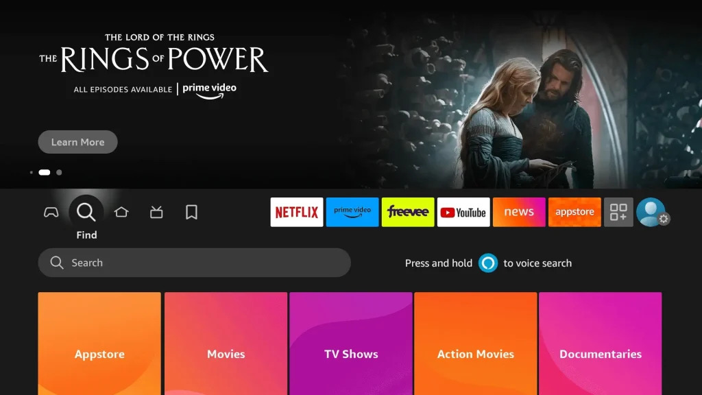 Application interface highlighting the active query input field within the iptv trends search box system